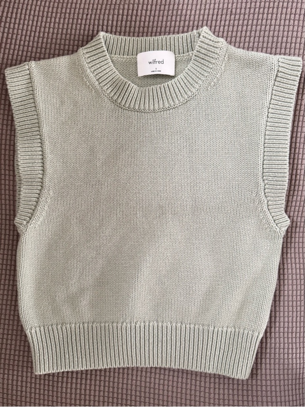 Aritzia Wilfred Alps Sweater Vest
